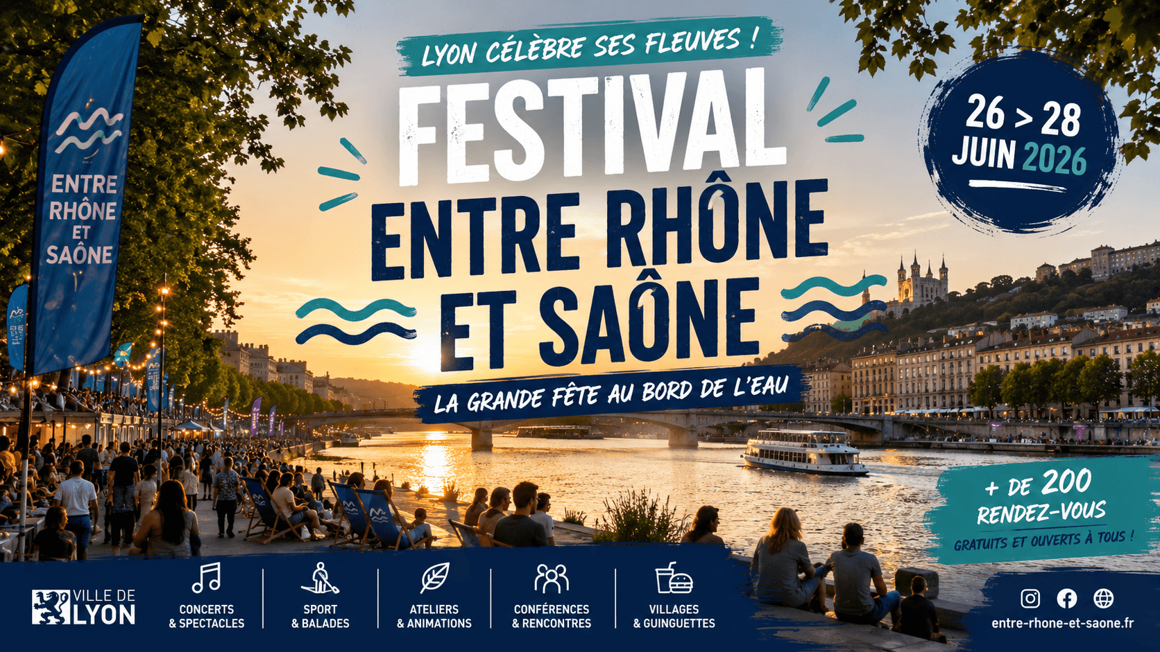 Festival Entre Rhône et Saône : Lyon prépare une grande fête au bord de l’eau